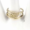 gold ring 18,60mm. gold-plated engagement xuping